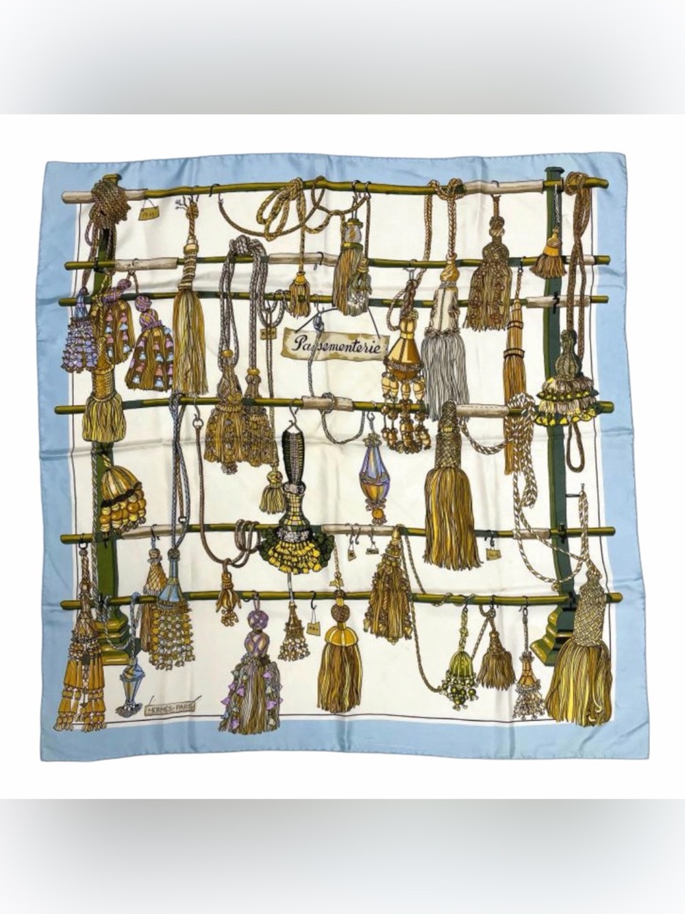 Rare Vintage Hermès, Paris
'Passementerie' scarf
